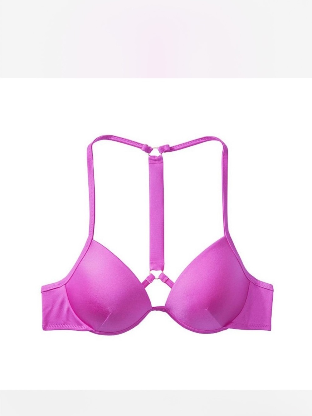 Victoria's Secret Bright Magenta Racerback Push-Up Bra